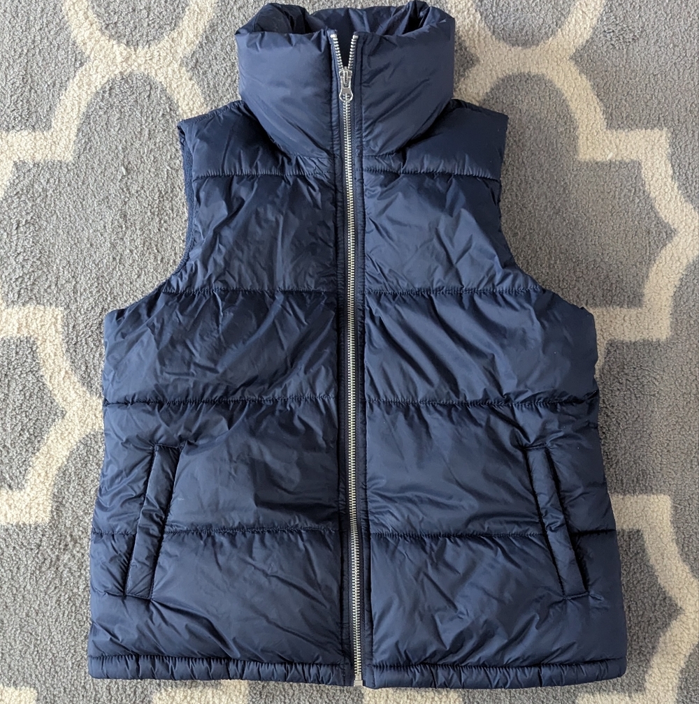 Old Navy Dark Blue Quilted Vest NWOT